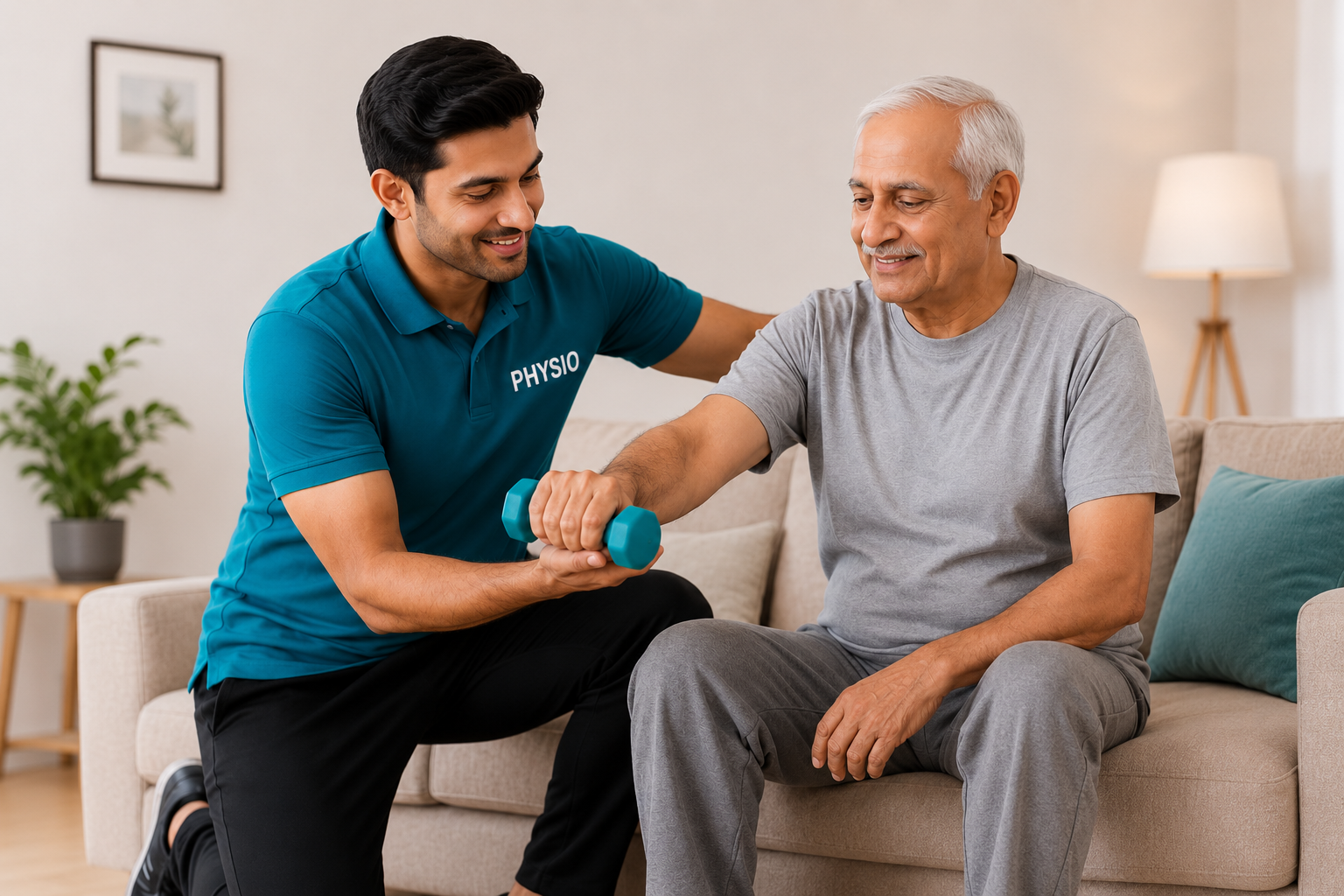 Home visit physiotherapy