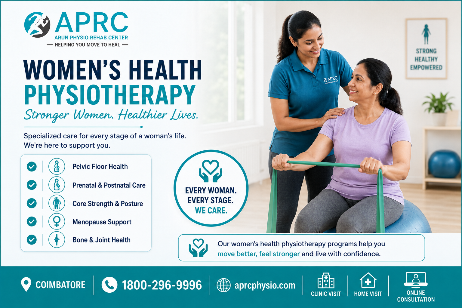 Women’s Health Physiotherapy in Coimbatore